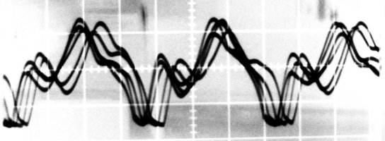 The PVC pipe made an unusual variation of a sawtooth waveform.