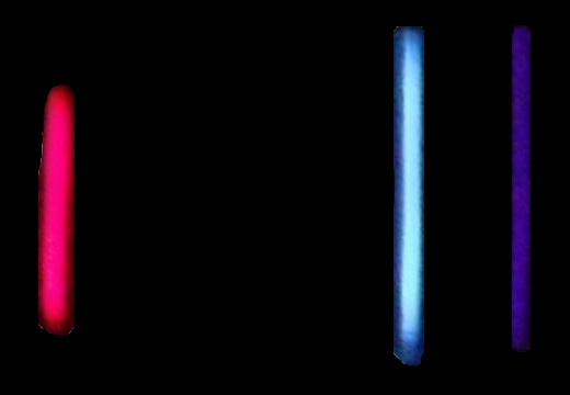 partial hydrogen spectrum produced by CD spectroscope