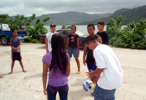 volleying