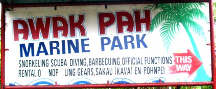 Awak Pah marine park