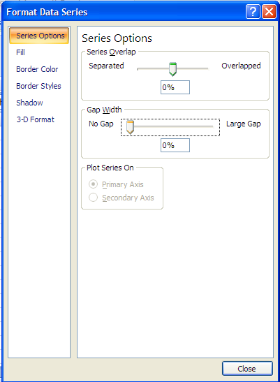 Borderless columns