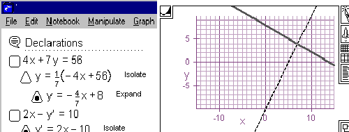 MathView screen shots