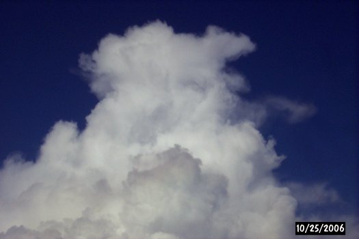 Top of towering cumulus