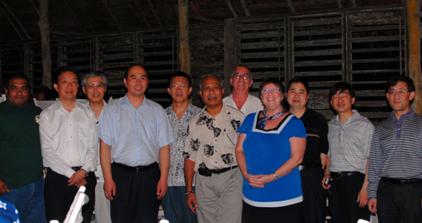 COM-FSM hosted a dinner reception at the Village Hotel for the guests from the Zhejiang Open University