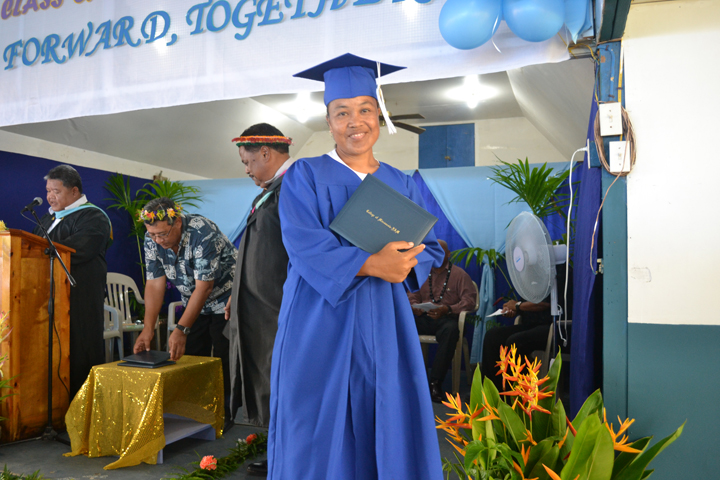 Marsahle Wishim an Associate of Arts in Teacher Preparation graduate.