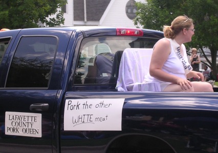 Lafayette County Pork Queen: The other white meat.