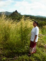 Naimy with Pennisetum grass