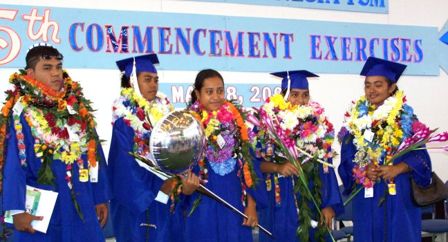 Kosraean graduates