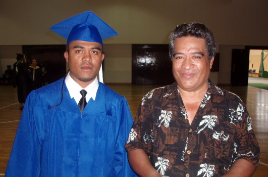 Bercil and his father, Ruben Charley