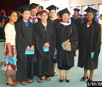 Director Penny Weilbacher and Pohnpei site faculty