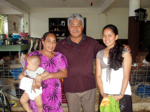 Senator Dohsis Halbert with his wife and Arleen Nedelec