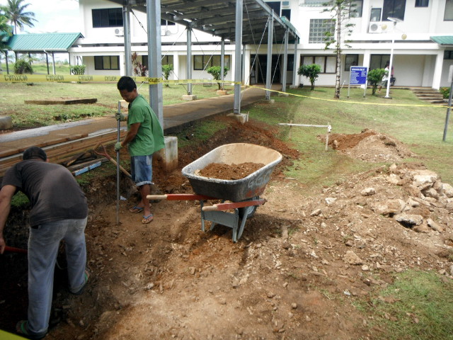 Ramp work begins 04 March 2013