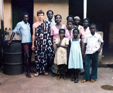 Host family, Akrofufu, Eastern Region, Ghana