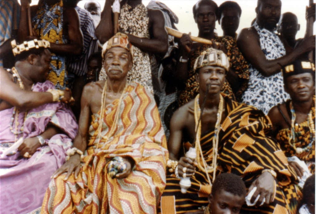 Chiefs of Dawu, Akuapem ridge, Ghana, West Africa, circa 1984