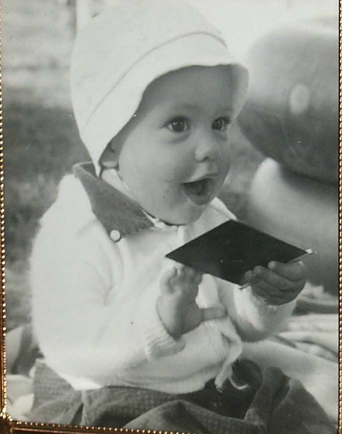 Dana as a baby