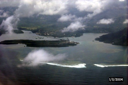 Kolonia, Pohnpei aerial photograph