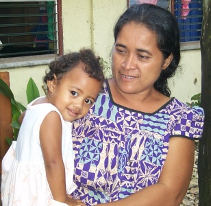 Serlina Taulung and Maryrose Benjamin of Utwe