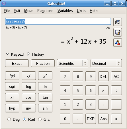 algebra calculator