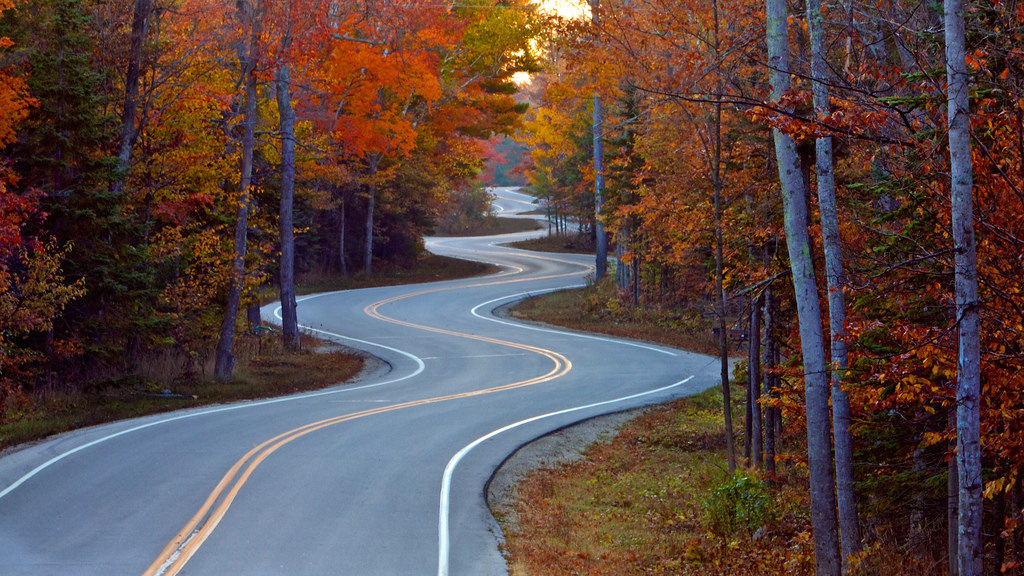 Sinusoidal road