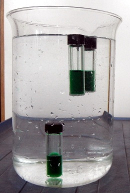 density vials