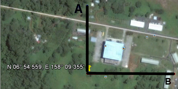 Google Earth screen capture of hide n seek location