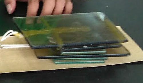 A four glass pair surface area friction sled