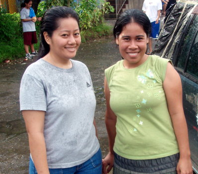 Yvette and friend