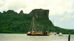 Makali'i arrives in Pohnpei Harbor