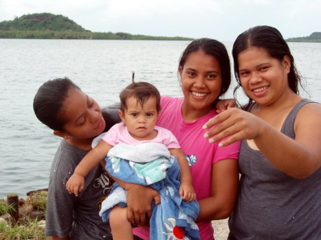 Leilani George, Kisa, Beverlynn Nena on the right.