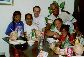 Gallen Joel and family. Gallen is from Mwokilloa in Pohnpei state.