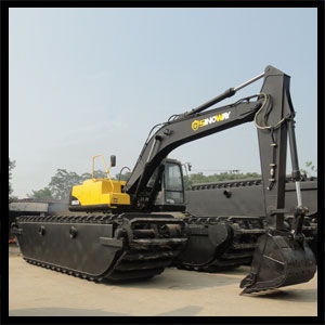 Sinoway amphibious swamp excavator