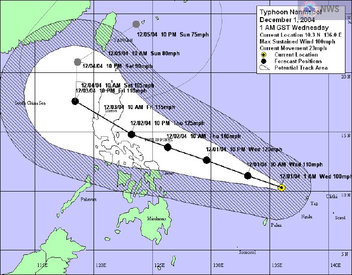 Typhoon Nanmadol documents for SC 098
