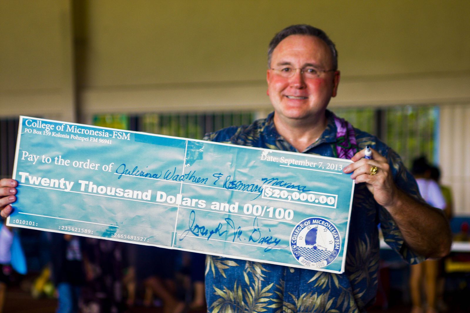 COM-FSM: College Gives away $20,000 at 20th Anniversary Celebration