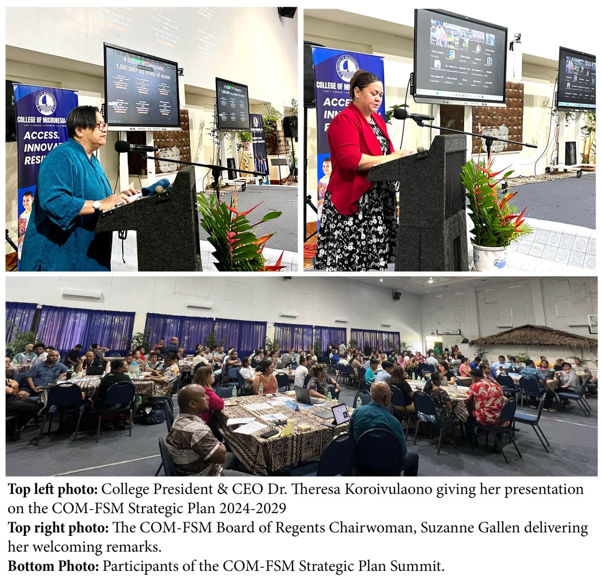 COM-FSM: COM-FSM Unveils New Strategic Plan at Summit