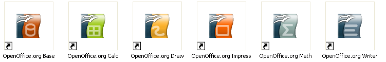 OpenOffice.org icons