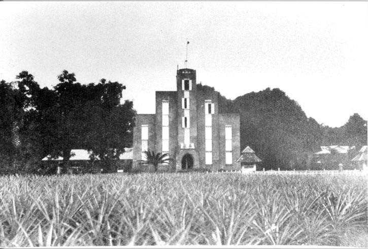 Japanese agriculture station at Pwunso, Kolonia, Pohnpei, circa 1930s