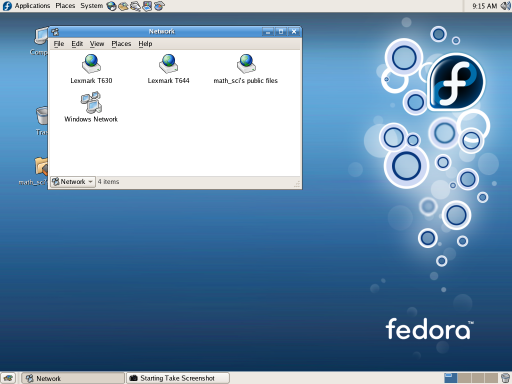 fedora desktop